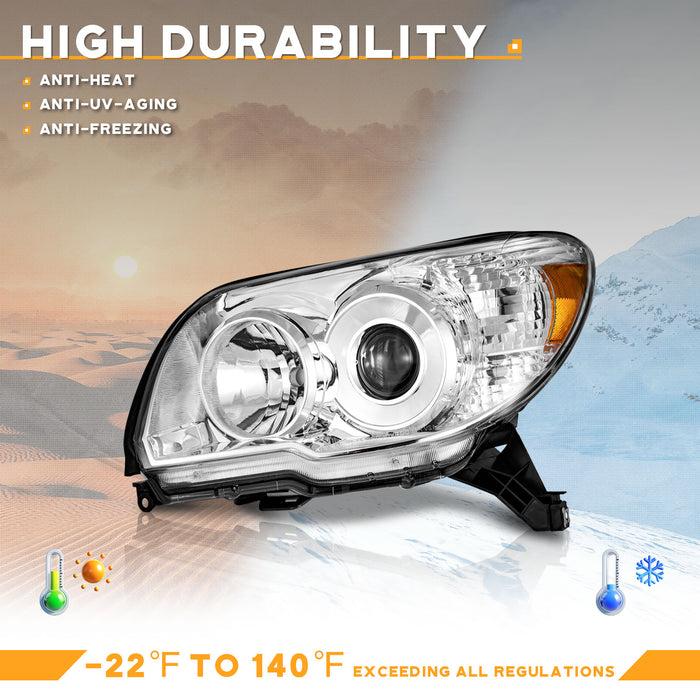 For 2006-2009 4Runner Headlights(Chrome)