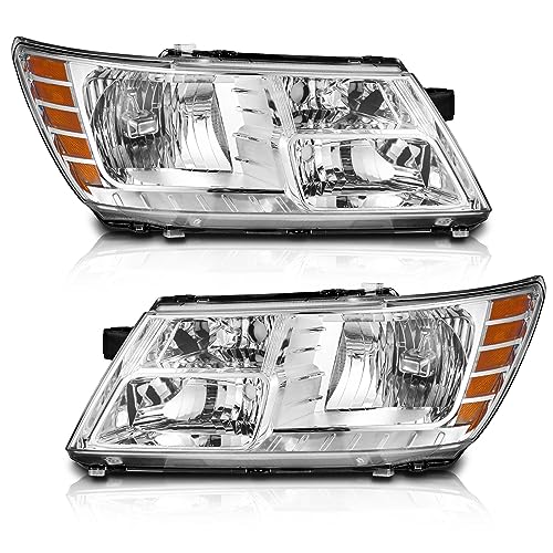 WEELMOTO For 2009-2020 DODGE JOURNEY Headlights Assembly Headlamp Replacement